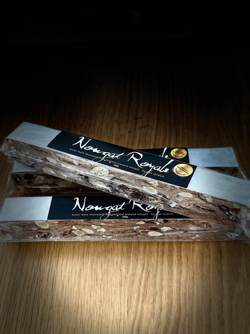 Dark Chocolate with Roasted Almond Nougat