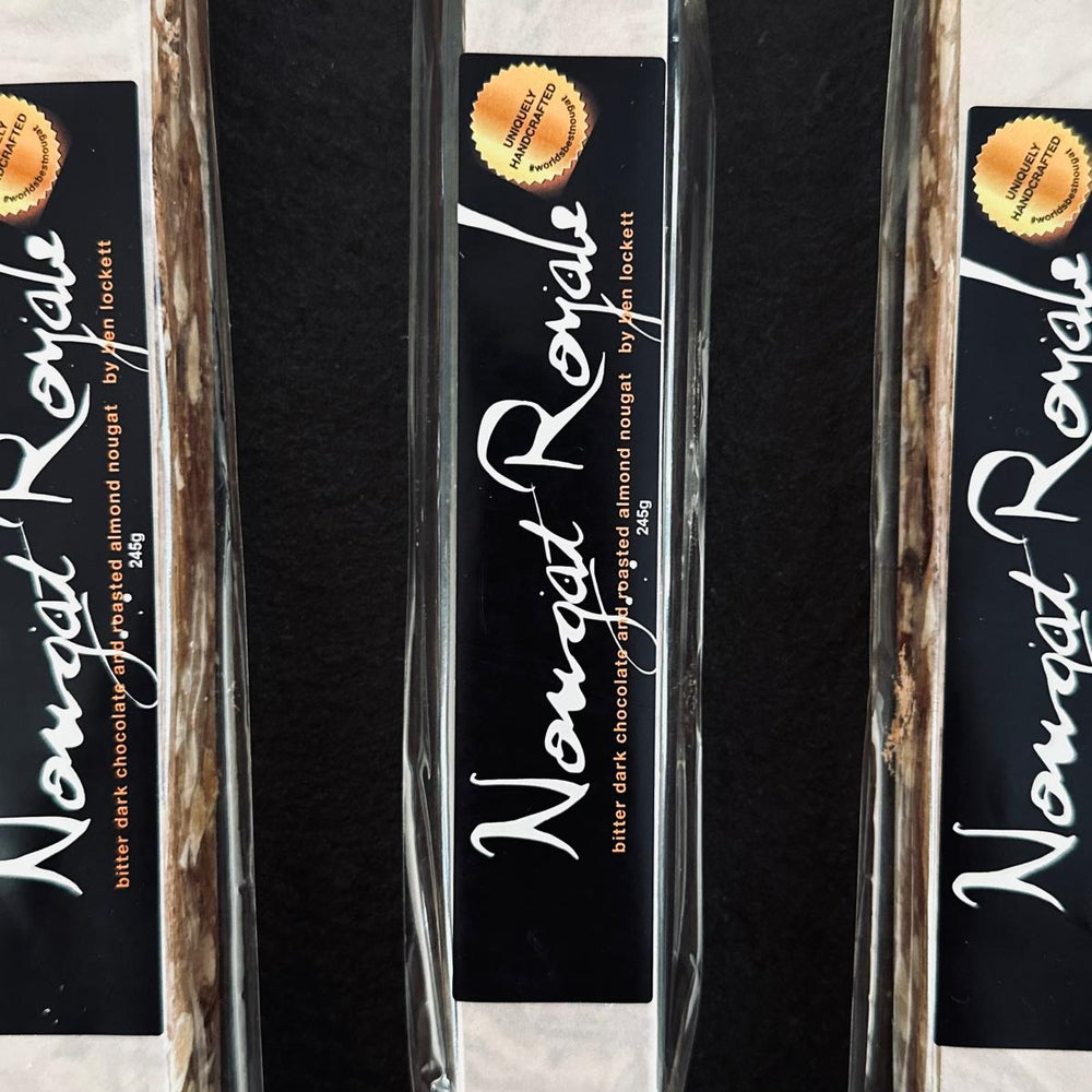 Dark Chocolate with Roasted Almond Nougat