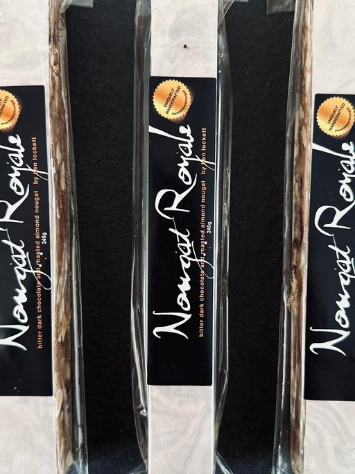 Dark Chocolate with Roasted Almond Nougat