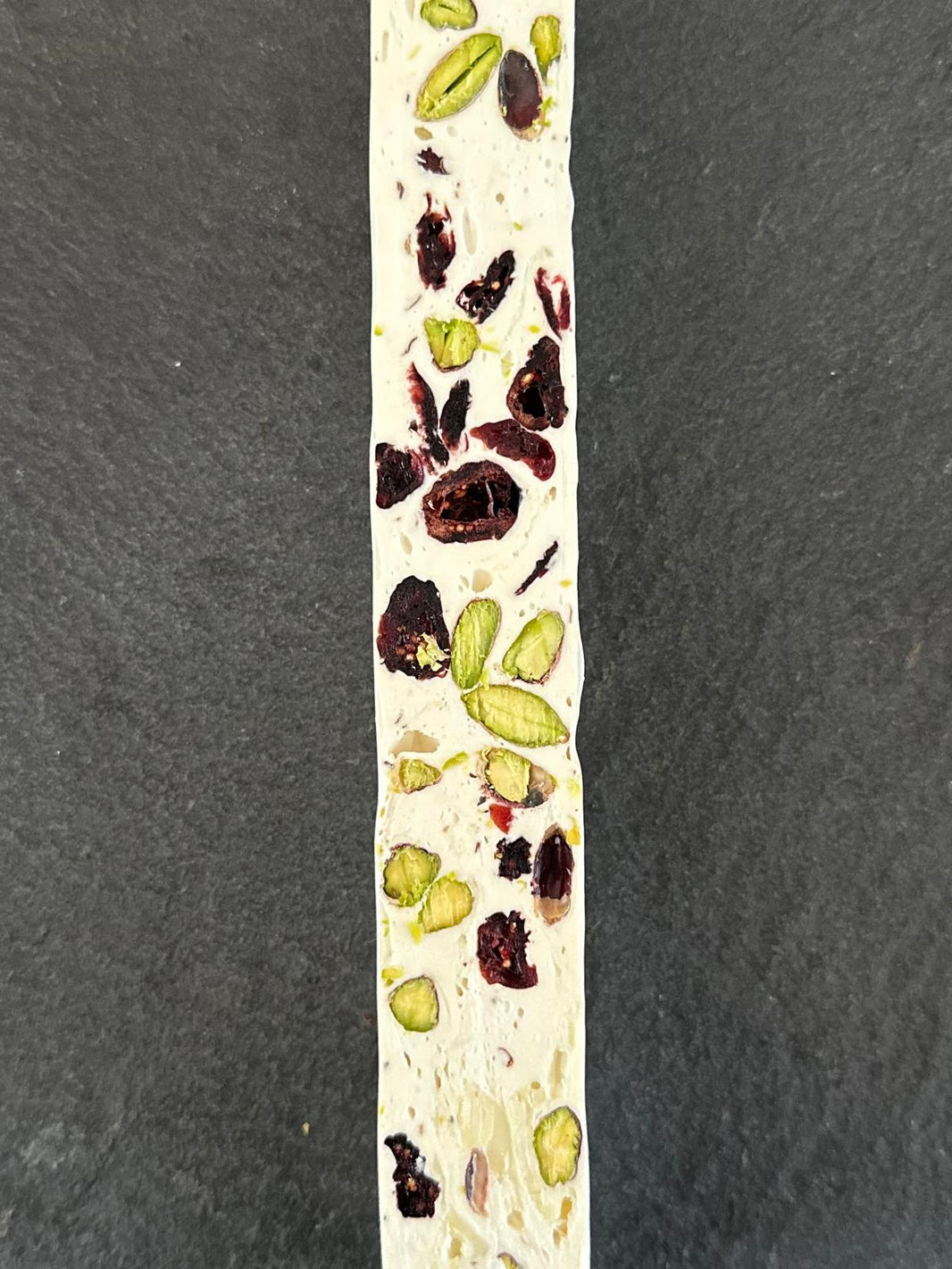 White Chocolate with Cranberry & Pistachio Nougat